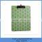 2016 High quality round corner density fiberboard a4 paper clipboard