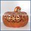 Best selling ceramic porcelain craft pumpkin for halloween