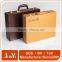 Guangzhou factory solid quality PU suitcase box leather box