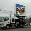 led moving sign full color p10 led truck screen