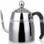stainless steel 304 coffee pot/ pour over stainless steel coffee pot coffee drip kettle