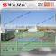 WF-AF020 morden design steel wind fence for sport ground with gates
