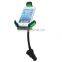 Cheap fly mobile phone car holder with cigarette lighter 5V 1.5A USB for samsung