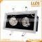 Aluminum lamp body material and led light source square recessed spot lights replace metal halogen lamp