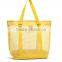 Candy color clear PVC beach tote bag promotional project