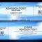 elegance thermal paper party ticket visiting card