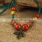 Ethnic style ceramic necklace long necklace for girls