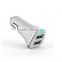 High speed 24W 4.8A output mini Dual USB Car Charger for promotion gift