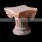 Factory different size decorative stone pillar with 50% discount