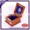 round leather watch gift box with pillow