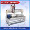 Small size cnc router woodworking engraving machine, 4 axis cnc router rotary machine , cnc engraver machine for wood stair