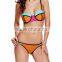 Color Block Strapless Push-up Bikini Beach Swimsuit Japanese Women Sexy Lingerie PW-LC41653