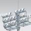 manual and electric high mast steel octagonal pole