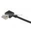 2016 hot 90 Degree Right Angle USB to micro USB cable USB Data / Charging Cable