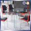 12mm Bent glass dining table design