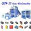Small automatic interlocking brick machine QT4-15 interlocking brick machine price in africa