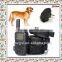 JY-X600 remote control anti bark safe slave dog training vibrating shock collar with LCD display showing stimulation level