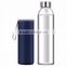 Wholesale High Quality Low Price Customize Outdoor Sports Fruit Infuser Insulated Borosilicate Glass Water Bottle