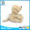 Sitting stuffed Plush Toy dog with Scarf OEM Gift
