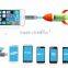 Hot-selling cable.2in1 Micro USB cable for Android and iPhone.