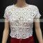 Women's Short-sleeved Lace Shirt Good Quality Summer Lace Tops