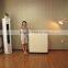 white guest room metal folding bed