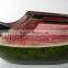 Large Hand Held Watermelon Slicer Server Knife Cutter Corer Scoop Stainless Steel Tool