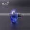 45 mm blue zinc alloy chrome plate crystal knobs for kitchen cabinets