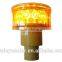 yellow solar led strobe warning light