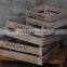 small wooden crates wholesale,flower pot crates,pine wood crates