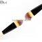 Double Sided Yellow Hair Long Handle Foundation Eye shadow Brush