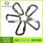 climbing aluminum round carabiner hook wholesale