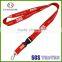 Polyester single custom screen printing colorful neck lanyard
