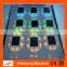 Red Yellow Blue Green Plastic Solar Road Studs with 8 led lights