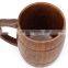Wooden circular mugs