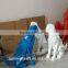 Customized Abstract origami fiberglass dog statue