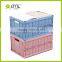 emc foldable crates, plastic foldable crates with different sizs