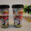 450ml BPA free PP plastic cup white coffee mug with lid