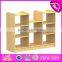 Handmade multi-function kindergarten children furniture wooden toy storage ideas W08C179