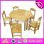 Wholesale cheap kindergarten children wooden school furniture suppliers W08G211