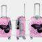 printing hard shell travel luggage trolley suitcase