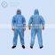 Factory disposable coverall working coverall with collar or hood