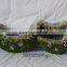 Decorative Moss and Sisal flower pot with handle Material Moss,sisal, grass,cornhusk