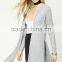 OEM Women Fashion Long Seeve Longline Open-Front Cardigan Sweaters