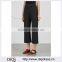 Wholesale Women Apparel Simple Design Cropped Wide-leg Cashmere High-waist Trousers(DQE0355P)