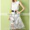 new arrival elegant chiffon elastic waist long skirt fashion pattern
