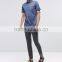 MGOO OEM Factory Casual Summer Plain Side Split 180g 100% Cotton Short Sleeve Mens POLO Shirt With Chest Pocket