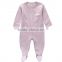 Multicolored 3pcs 100% Organic Cotton Newborn lmport Baby Clothes Girls Plain Baby Romper
