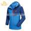 Mens OEM/ODM Service Outdoor Waterproof 3 in 1 Jacket