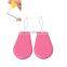Fuchsia Teardrop Shaped Steel Bow Wire Needle Threader Stitch Insert Tool For Hand &Machine Sewing